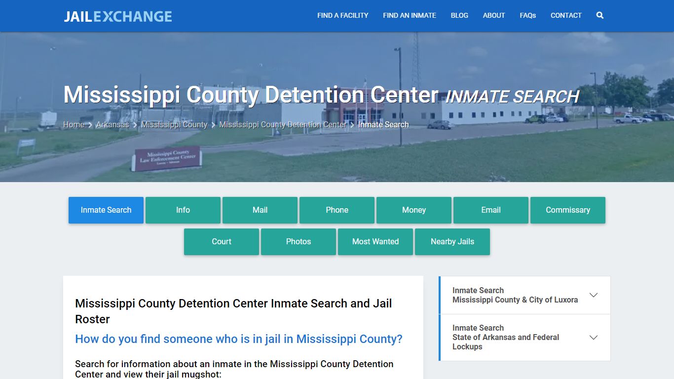 Mississippi County Detention Center Inmate Search - Jail Exchange